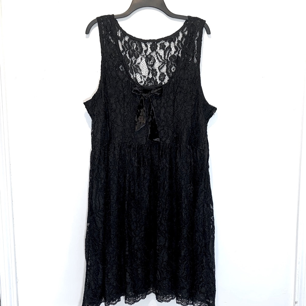 Sweet Society Dark Romance Black Lace Mini Dress - Picture 3 of 10